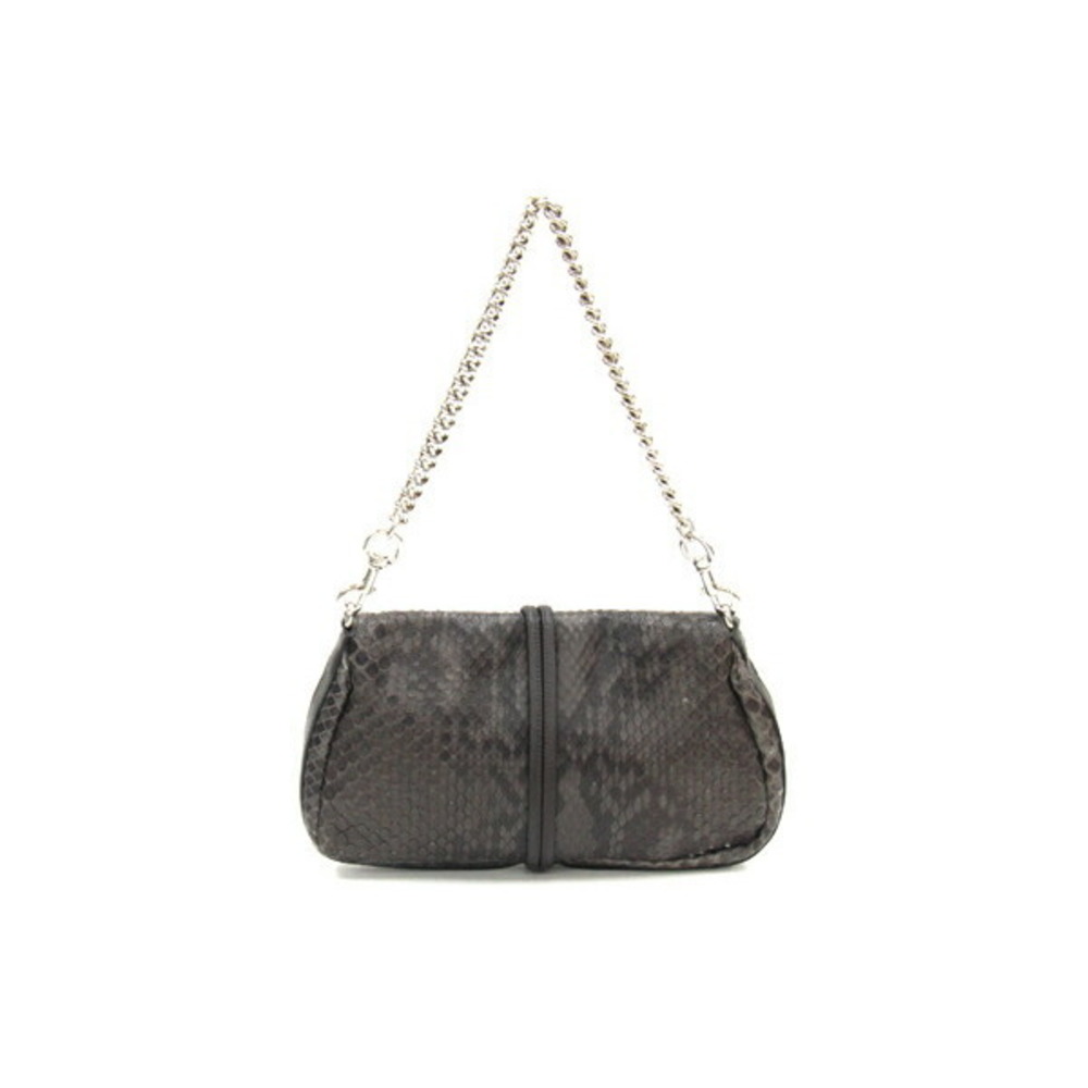 Gucci Bag Chain Shoulder Bamboo Python Shoulder L… - image 1